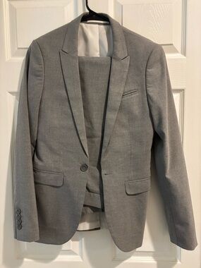 ASOS Light Grey Single-Breasted Mens Blazer